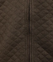 Cremieux Blue Label Solid Quilted Full-Zip Vest