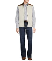 Cremieux Blue Label Solid Quilted Full-Zip Vest