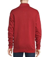 Cremieux Blue Label Solid Reversible Quarter-Zip Pullover