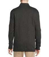 Cremieux Blue Label Solid Reversible Quarter-Zip Pullover