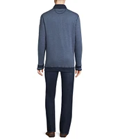 Cremieux Blue Label Solid Reversible Quarter-Zip Pullover