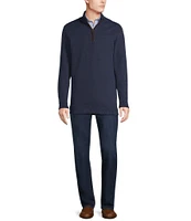 Cremieux Blue Label Solid Reversible Quarter-Zip Pullover