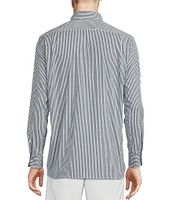 Cremieux Blue Label St. Tropez Collection Stripe Long Sleeve Woven Shirt