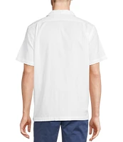 Cremieux Blue Label St. Tropez Short Sleeve Camp Landscape Print Woven Shirt
