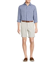 Cremieux Blue Label St. Tropez Solid Linen Long Sleeve Woven Shirt