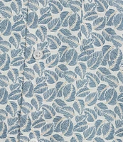 Cremieux Blue Label Short Sleeve Point Leaf Woven Shirt