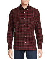 Cremieux Blue Label Slim Fit Plaid Oxford Long Sleeve Woven Shirt