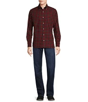 Cremieux Blue Label Slim Fit Plaid Oxford Long Sleeve Woven Shirt