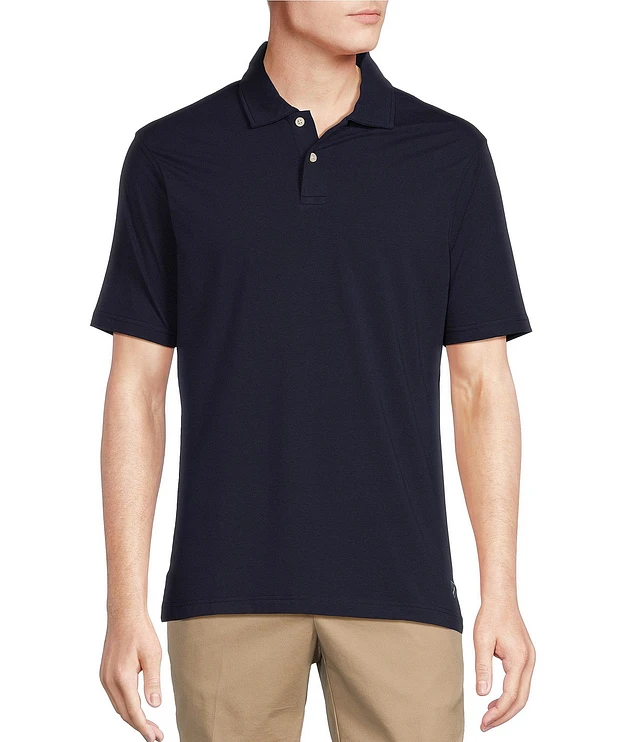 Cremieux Blue Label Slim Fit Solid Jersey Short Sleeve Polo Shirt at  Hamilton Place in Chattanooga, TN