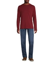 Cremieux Blue Label Slim Fit Solid Long Sleeve T-Shirt