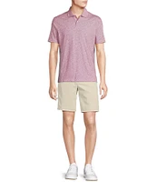 Cremieux Blue Label Slim Fit Stretch Abstract Print Polo Shirt