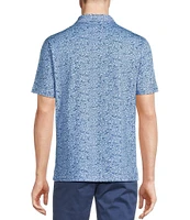 Cremieux Blue Label Slim Fit Stretch Floral Print Polo Shirt