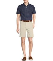 Cremieux Blue Label Slim Fit Stretch Geo Print Polo Shirt