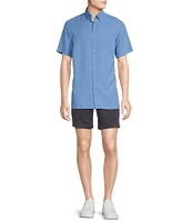 Cremieux Blue Label Slub Twill Short Sleeve Woven Shirt