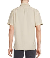Cremieux Blue Label Slub Twill Short Sleeve Woven Shirt