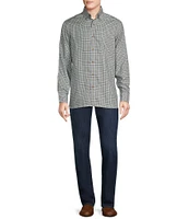 Cremieux Blue Label Small Plaid Long-Sleeve Woven Shirt