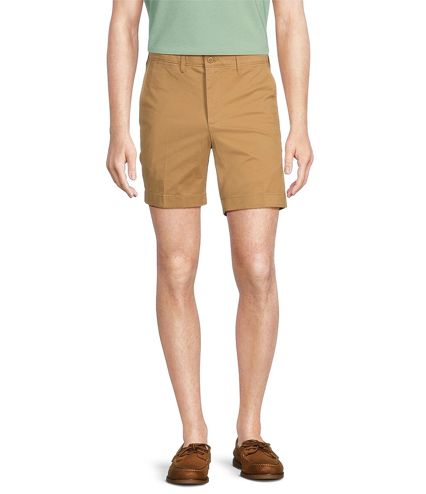 Cremieux Blue Label Soho Tailored Fit Flat Front Comfort Stretch 7#double; Inseam Shorts