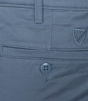 Cremieux Blue Label Soho Slim Fit Flat-Front Twill Comfort Stretch Pants