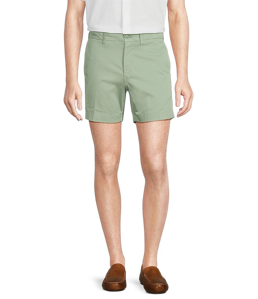 Cremieux Blue Label Soho Tapered Slim Fit Garment-Dyed 6#double; Inseam Shorts