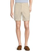 Cremieux Blue Label Soho Tailored Fit Seersucker 7#double; Inseam Shorts