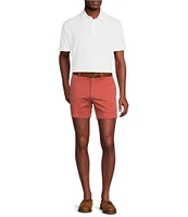 Cremieux Blue Label Soho Tailored Fit Garment-Dyed 6#double; Inseam Shorts