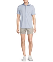 Cremieux Blue Label Soho Tailored Fit Garment-Dyed 6#double; Inseam Shorts