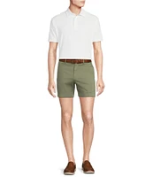 Cremieux Blue Label Soho Tailored Fit Garment-Dyed 6#double; Inseam Shorts