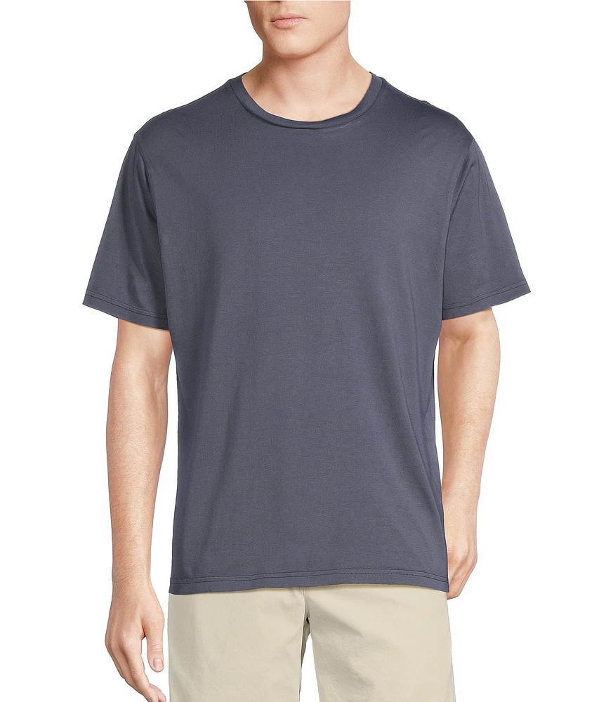 Cremieux Blue Label Solid Garment Dyed Crewneck Short Sleeve T-Shirt