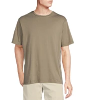 Cremieux Blue Label Solid Garment Dyed Crewneck Short Sleeve T-Shirt