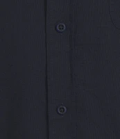 Cremieux Blue Label Solid Garment-Dyed Oxford Short Sleeve Woven Shirt
