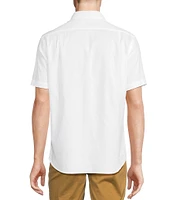 Cremieux Blue Label Solid Lightweight Oxford Short Sleeve Woven Shirt