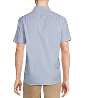 Cremieux Blue Label Solid Lightweight Oxford Short Sleeve Woven Shirt