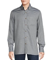 Cremieux Blue Label Solid Long Sleeve Woven Shirt