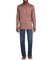 Cremieux Blue Label Solid Long Sleeve Woven Shirt