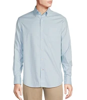 Cremieux Blue Label Solid Oxford Long Sleeve Woven Shirt