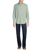 Cremieux Blue Label Solid Oxford Long Sleeve Woven Shirt