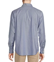 Cremieux Blue Label Solid Oxford Long Sleeve Woven Shirt