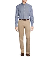 Cremieux Blue Label Solid Oxford Long Sleeve Woven Shirt