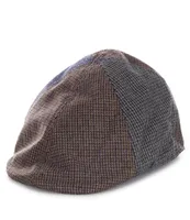 Cremieux Blue Label Solid Plaid Panel Driver Hat