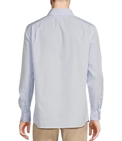 Cremieux Blue Label Solid Poplin Long Sleeve Woven Shirt