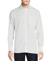 Cremieux Blue Label Solid Poplin Long Sleeve Woven Shirt