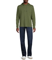 Cremieux Blue Label Solid Popover Hoodie T-Shirt