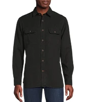 Cremieux Blue Label Solid Twill Woven Shirt