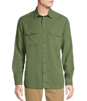 Cremieux Blue Label Solid Twill Woven Shirt