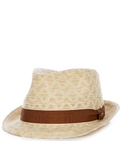 Cremieux Blue Label St. Tropez Collection Paper Braid Fedora Hat