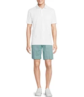 Cremieux Blue Label St. Tropez Collection Solid Short Sleeve Polo Shirt
