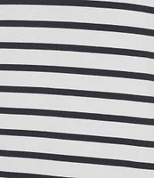 Cremieux Blue Label St. Tropez Collection Striped Crewneck Short Sleeve T-Shirt