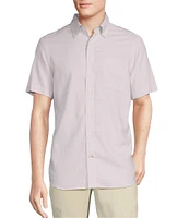 Cremieux Blue Label Stripe Lightweight Oxford Short Sleeve Woven Shirt