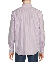 Cremieux Blue Label Stripe Oxford Long Sleeve Woven Shirt