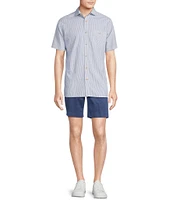 Cremieux Blue Label Stripe Short Sleeve Woven Shirt